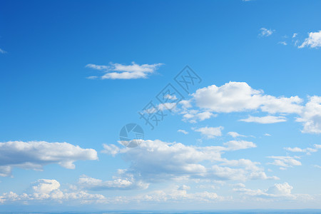 平流层蓝天白云背景