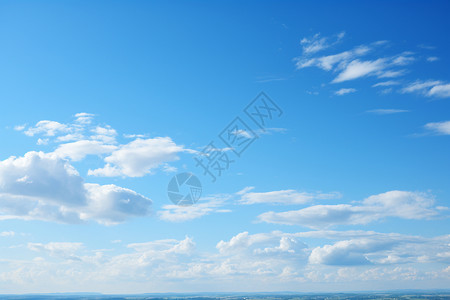 夏天蓝天白云图片