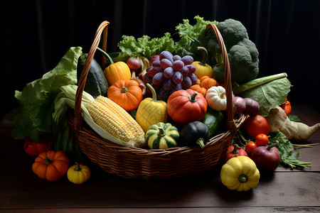 营养丰富的蔬菜水果图片