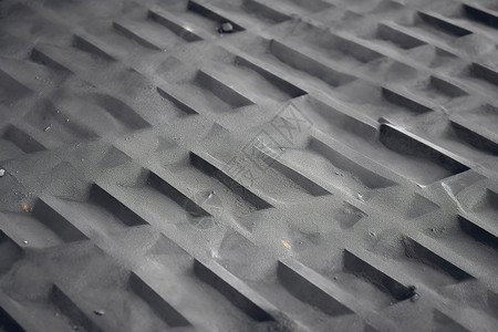 抽象创意灰色水泥格栅地面背景图片