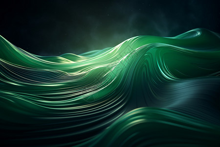 迷人的绿色微波壁纸图片