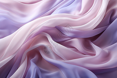 浅紫色流动织物图片