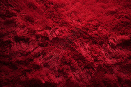红色柔软舒适的地毯面料背景图片