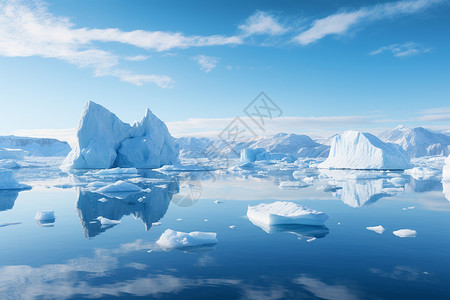 生态环境破坏导致冰川融化图片