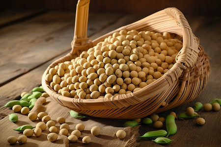 健康饮食的大豆高清图片