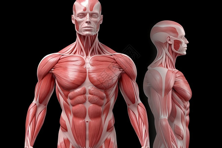 生物学人体肌肉系统图片