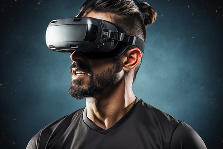 现代虚拟现实VR眼镜图片