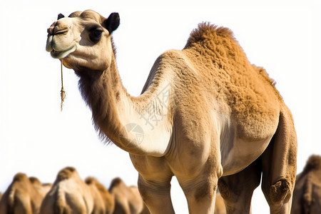 可爱且高大的骆驼高清图片