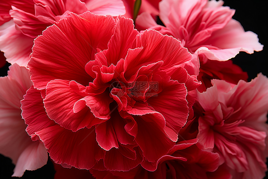 浪漫美丽的红色鲜花图片