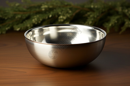 银色餐具不锈钢碗高清图片