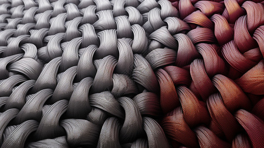 编织纤维纺织的纱线设计图片