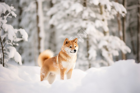 日本的柴犬背景图片