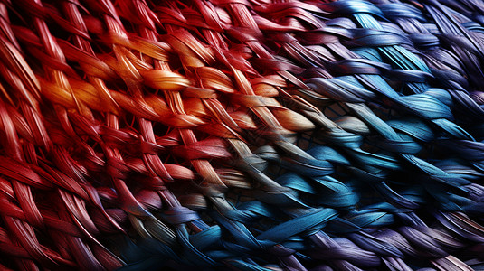 编织纤维丝滑柔软的材质设计图片