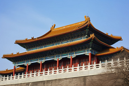 中国特色建筑背景图片