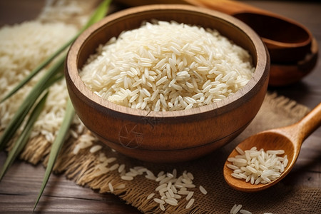 营养健康的大米食物图片