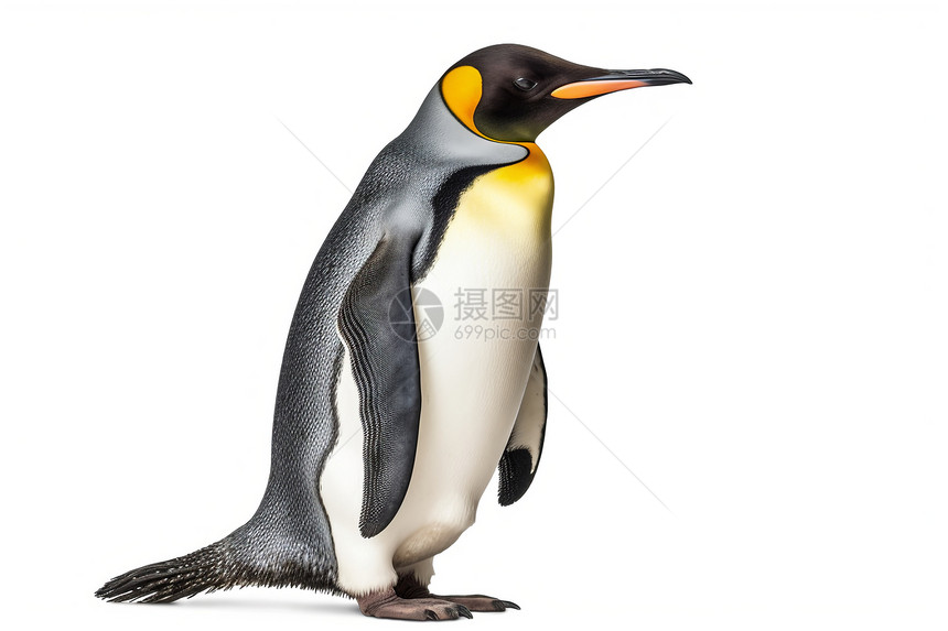 生长在南极的动物企鹅图片