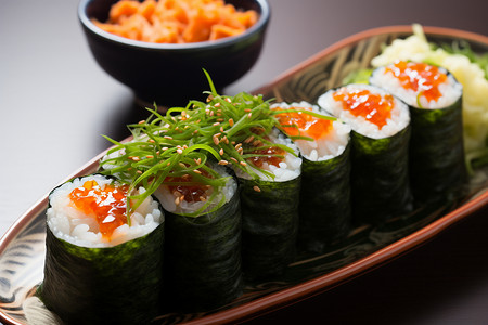 美味的寿司美食图片