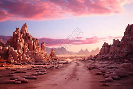 创意美感的沙漠景观图片