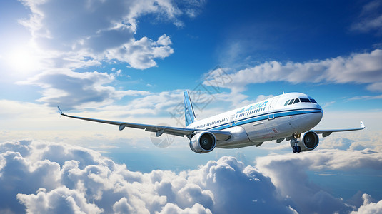 旅客运输运输旅客的民用飞机背景