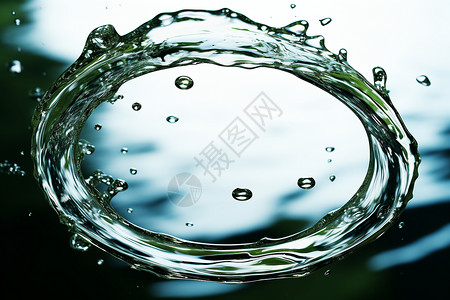 运动的流动水滴图片