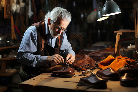 意大利的鞋匠高清图片