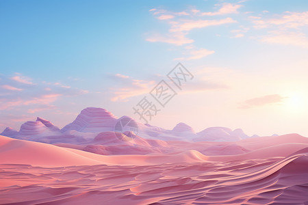 抽象艺术的沙漠背景图片