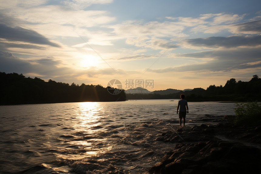 美丽的夏季海洋景观图片