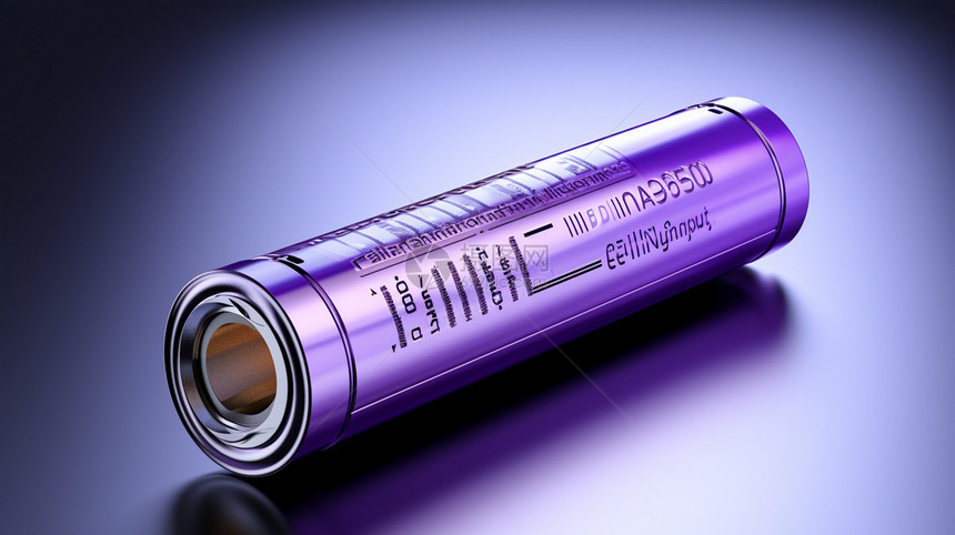电池紫色图片
