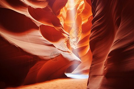 大峡谷的光明岩壁背景图片