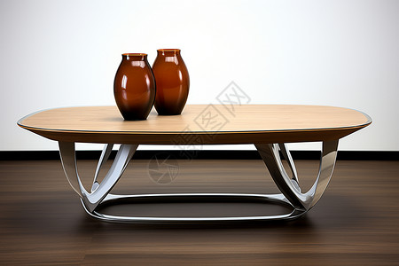 纤维板现代木制咖啡桌背景