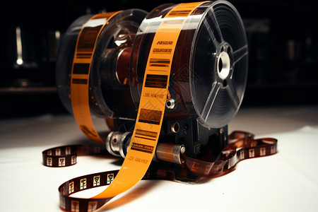 摄像机磁带胶片磁带放映机背景