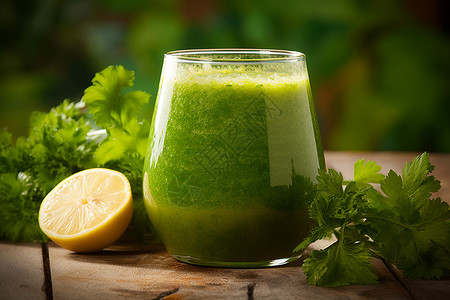 绿色健康的饮品图片