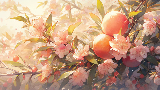 漂亮的桃花图片