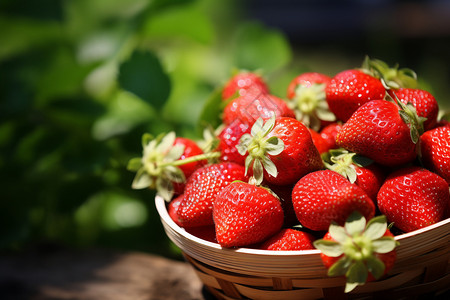 草莓季节甜蜜草莓的季节背景