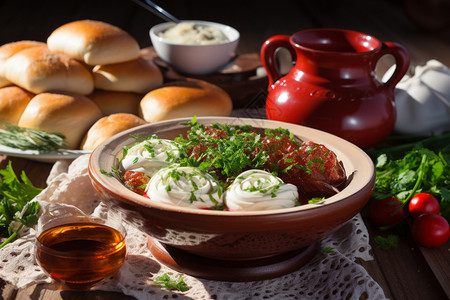 美味的乌克兰传统美食图片