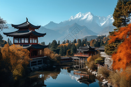 秋意浓浓背景图片