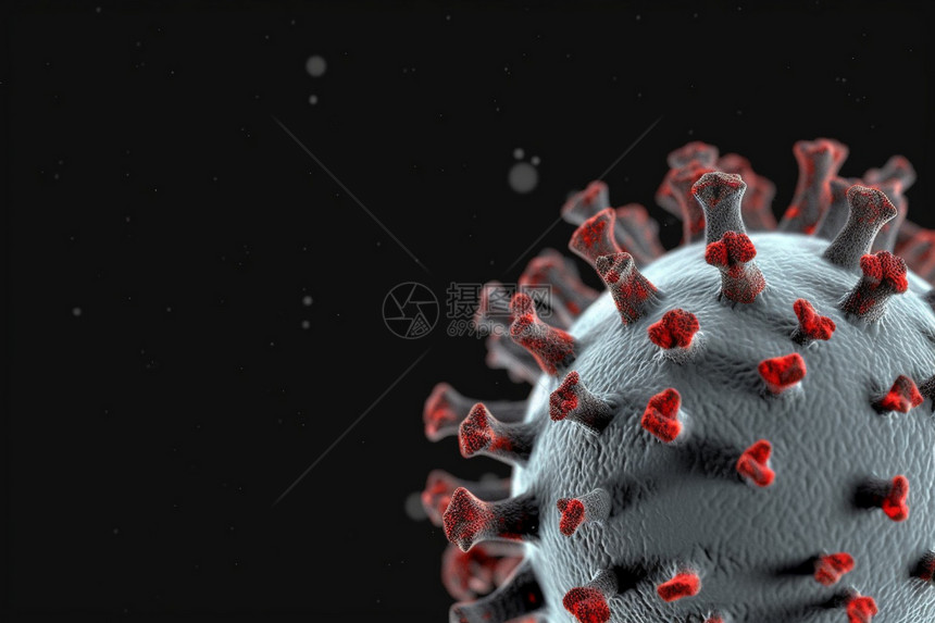 红白边框的病毒图片