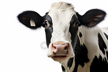 黑白奶牛素材可爱的黑白奶牛背景