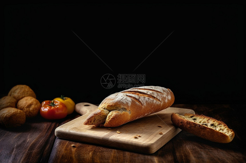 传统的面包图片