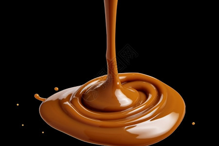 液体的巧克力背景图片