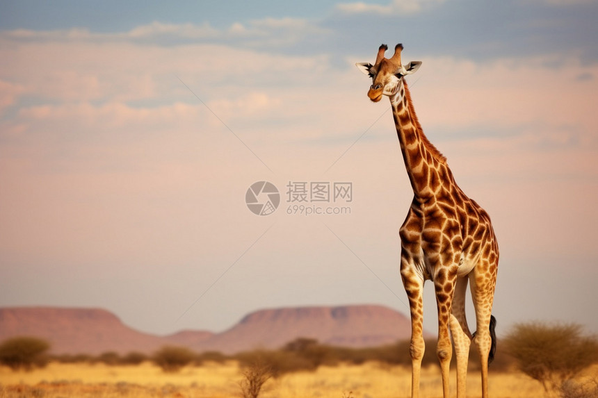 高大的长颈鹿图片