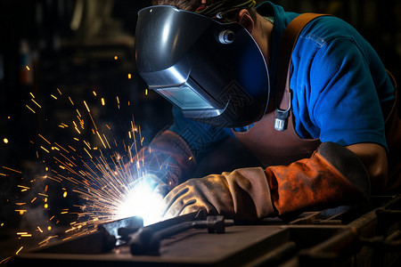 工业金属加工厂的焊接技术图片