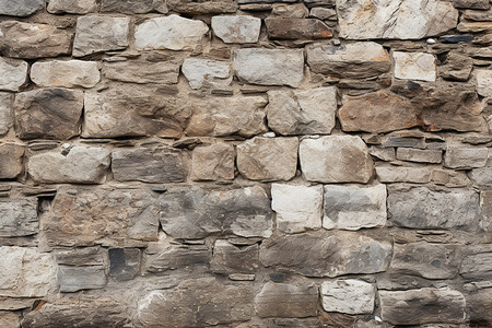 不规则的石头墙背景图片
