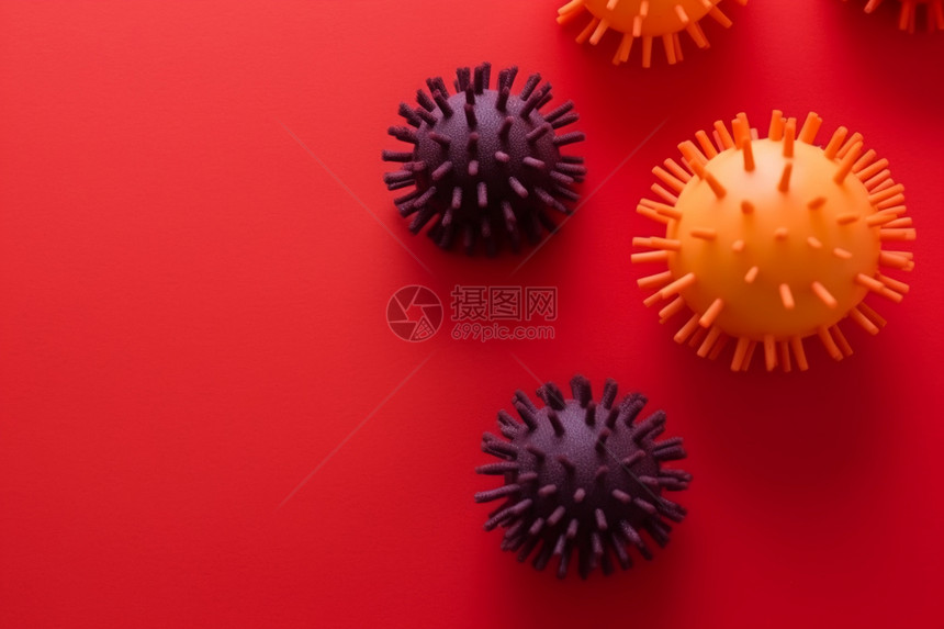 可复制的细胞病毒图片