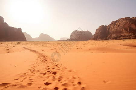 自然沙漠风景高清图片