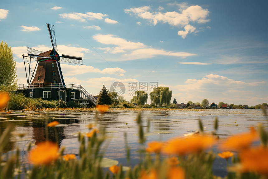 美丽的荷兰郁金香图片
