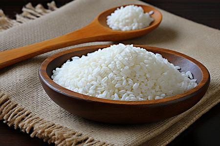 白色的稻谷大米图片