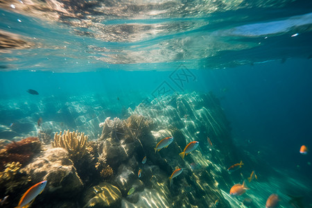 海底缤纷的生态世界图片