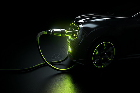 未来新能源汽车充电头图片