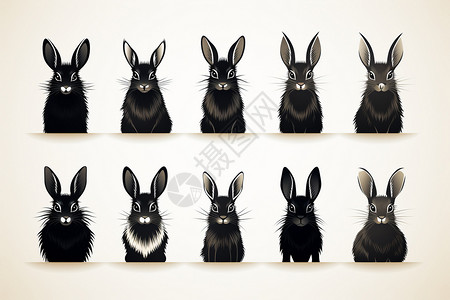 兔子形象图片